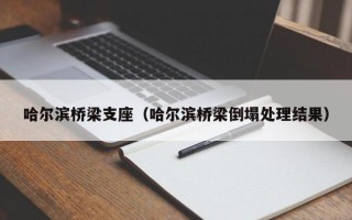 哈尔滨桥梁支座（哈尔滨桥梁倒塌处理结果）